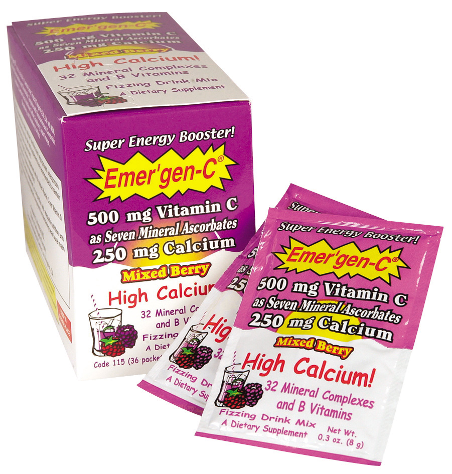 Emergen-C High Calcium Mixed Berry
