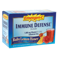 Emergen-C Immune Defense Formula - Ruby Lemon Honey