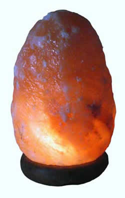 Himalayan Pink Salt Crystal Lamp - Natural Shape (6-8 lbs.)