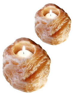 Himalayan Pink Salt Crystal Candleholder